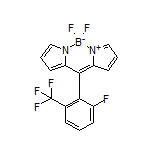 5,5-Difluoro-10-[2-fluoro-6-(trifluoromethyl)phenyl]-5H-dipyrrolo[1,2-c:2’,1’-f][1,3,2]diazaborinin-4-ium-5-uide