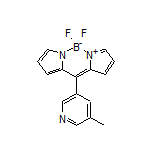 5,5-Difluoro-10-(5-methyl-3-pyridyl)-5H-dipyrrolo[1,2-c:2’,1’-f][1,3,2]diazaborinin-4-ium-5-uide