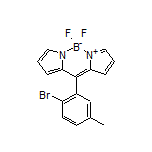 10-(2-Bromo-5-methylphenyl)-5,5-difluoro-5H-dipyrrolo[1,2-c:2’,1’-f][1,3,2]diazaborinin-4-ium-5-uide