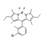 10-(3-Bromo-2-methylphenyl)-2,8-diethyl-5,5-difluoro-1,3,7,9-tetramethyl-5H-dipyrrolo[1,2-c:2’,1’-f][1,3,2]diazaborinin-4-ium-5-uide