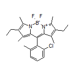 10-(2-Chloro-6-methylphenyl)-2,8-diethyl-5,5-difluoro-1,3,7,9-tetramethyl-5H-dipyrrolo[1,2-c:2’,1’-f][1,3,2]diazaborinin-4-ium-5-uide