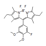 2,8-Diethyl-5,5-difluoro-10-(3-fluoro-4,5-dimethoxyphenyl)-1,3,7,9-tetramethyl-5H-dipyrrolo[1,2-c:2’,1’-f][1,3,2]diazaborinin-4-ium-5-uide