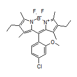 2,8-Diethyl-5,5-difluoro-10-(2-methoxy-4-methylphenyl)-1,3,7,9-tetramethyl-5H-dipyrrolo[1,2-c:2’,1’-f][1,3,2]diazaborinin-4-ium-5-uide