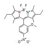 2,8-Diethyl-5,5-difluoro-10-(2-methoxy-4-nitrophenyl)-1,3,7,9-tetramethyl-5H-dipyrrolo[1,2-c:2’,1’-f][1,3,2]diazaborinin-4-ium-5-uide