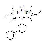 10-(3-Biphenylyl)-2,8-diethyl-5,5-difluoro-1,3,7,9-tetramethyl-5H-dipyrrolo[1,2-c:2’,1’-f][1,3,2]diazaborinin-4-ium-5-uide