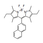 2,8-Diethyl-5,5-difluoro-1,3,7,9-tetramethyl-10-(2-naphthyl)-5H-dipyrrolo[1,2-c:2’,1’-f][1,3,2]diazaborinin-4-ium-5-uide