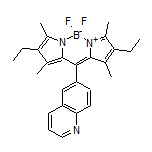 2,8-Diethyl-5,5-difluoro-1,3,7,9-tetramethyl-10-(6-quinolyl)-5H-dipyrrolo[1,2-c:2’,1’-f][1,3,2]diazaborinin-4-ium-5-uide