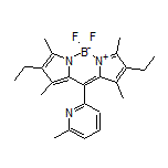 2,8-Diethyl-5,5-difluoro-1,3,7,9-tetramethyl-10-(6-methyl-2-pyridyl)-5H-dipyrrolo[1,2-c:2’,1’-f][1,3,2]diazaborinin-4-ium-5-uide