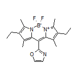 2,8-Diethyl-5,5-difluoro-1,3,7,9-tetramethyl-10-(2-oxazolyl)-5H-dipyrrolo[1,2-c:2’,1’-f][1,3,2]diazaborinin-4-ium-5-uide