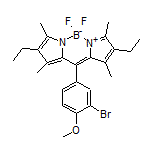 10-(3-Bromo-4-methoxyphenyl)-2,8-diethyl-5,5-difluoro-1,3,7,9-tetramethyl-5H-dipyrrolo[1,2-c:2’,1’-f][1,3,2]diazaborinin-4-ium-5-uide