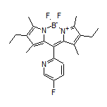 2,8-Diethyl-5,5-difluoro-10-(5-fluoro-2-pyridyl)-1,3,7,9-tetramethyl-5H-dipyrrolo[1,2-c:2’,1’-f][1,3,2]diazaborinin-4-ium-5-uide