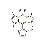 10-(3-Bromo-2-thienyl)-2,8-diethyl-5,5-difluoro-1,3,7,9-tetramethyl-5H-dipyrrolo[1,2-c:2’,1’-f][1,3,2]diazaborinin-4-ium-5-uide