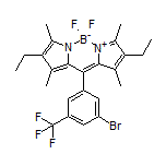 10-[3-Bromo-5-(trifluoromethyl)phenyl]-2,8-diethyl-5,5-difluoro-1,3,7,9-tetramethyl-5H-dipyrrolo[1,2-c:2’,1’-f][1,3,2]diazaborinin-4-ium-5-uide