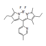 2,8-Diethyl-5,5-difluoro-1,3,7,9-tetramethyl-10-(5-methyl-2-pyridyl)-5H-dipyrrolo[1,2-c:2’,1’-f][1,3,2]diazaborinin-4-ium-5-uide