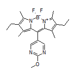 2,8-Diethyl-5,5-difluoro-10-(2-methoxy-5-pyrimidinyl)-1,3,7,9-tetramethyl-5H-dipyrrolo[1,2-c:2’,1’-f][1,3,2]diazaborinin-4-ium-5-uide