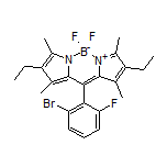 10-(2-Bromo-6-fluorophenyl)-2,8-diethyl-5,5-difluoro-1,3,7,9-tetramethyl-5H-dipyrrolo[1,2-c:2’,1’-f][1,3,2]diazaborinin-4-ium-5-uide