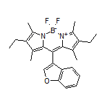 10-(3-Benzofuryl)-2,8-diethyl-5,5-difluoro-1,3,7,9-tetramethyl-5H-dipyrrolo[1,2-c:2’,1’-f][1,3,2]diazaborinin-4-ium-5-uide