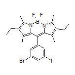 10-(3-Bromo-5-iodophenyl)-2,8-diethyl-5,5-difluoro-1,3,7,9-tetramethyl-5H-dipyrrolo[1,2-c:2’,1’-f][1,3,2]diazaborinin-4-ium-5-uide