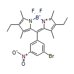 10-(3-Bromo-5-nitrophenyl)-2,8-diethyl-5,5-difluoro-1,3,7,9-tetramethyl-5H-dipyrrolo[1,2-c:2’,1’-f][1,3,2]diazaborinin-4-ium-5-uide