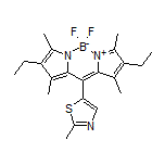 2,8-Diethyl-5,5-difluoro-1,3,7,9-tetramethyl-10-(2-methyl-5-thiazolyl)-5H-dipyrrolo[1,2-c:2’,1’-f][1,3,2]diazaborinin-4-ium-5-uide