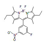 2,8-Diethyl-5,5-difluoro-10-(3-fluoro-5-nitrophenyl)-1,3,7,9-tetramethyl-5H-dipyrrolo[1,2-c:2’,1’-f][1,3,2]diazaborinin-4-ium-5-uide