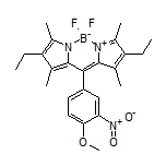 2,8-Diethyl-5,5-difluoro-10-(4-methoxy-3-nitrophenyl)-1,3,7,9-tetramethyl-5H-dipyrrolo[1,2-c:2’,1’-f][1,3,2]diazaborinin-4-ium-5-uide