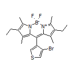 10-(4-Bromo-3-thienyl)-2,8-diethyl-5,5-difluoro-1,3,7,9-tetramethyl-5H-dipyrrolo[1,2-c:2’,1’-f][1,3,2]diazaborinin-4-ium-5-uide