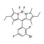 10-(3-Bromo-2,5-difluorophenyl)-2,8-diethyl-5,5-difluoro-1,3,7,9-tetramethyl-5H-dipyrrolo[1,2-c:2’,1’-f][1,3,2]diazaborinin-4-ium-5-uide