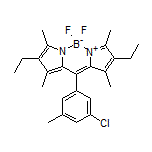 10-(3-Chloro-5-methylphenyl)-2,8-diethyl-5,5-difluoro-1,3,7,9-tetramethyl-5H-dipyrrolo[1,2-c:2’,1’-f][1,3,2]diazaborinin-4-ium-5-uide