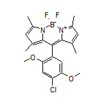 10-(4-Chloro-2,5-dimethoxyphenyl)-5,5-difluoro-1,3,7,9-tetramethyl-5H-dipyrrolo[1,2-c:2’,1’-f][1,3,2]diazaborinin-4-ium-5-uide