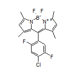 10-(4-Chloro-2,5-difluorophenyl)-5,5-difluoro-1,3,7,9-tetramethyl-5H-dipyrrolo[1,2-c:2’,1’-f][1,3,2]diazaborinin-4-ium-5-uide