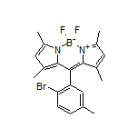 10-(2-Bromo-5-fluorophenyl)-5,5-difluoro-1,3,7,9-tetramethyl-5H-dipyrrolo[1,2-c:2’,1’-f][1,3,2]diazaborinin-4-ium-5-uide