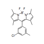 10-(3-Chloro-5-methylphenyl)-5,5-difluoro-1,3,7,9-tetramethyl-5H-dipyrrolo[1,2-c:2’,1’-f][1,3,2]diazaborinin-4-ium-5-uide