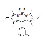 2,8-Diethyl-5,5-difluoro-1,3,7,9-tetramethyl-10-(m-tolyl)-5H-dipyrrolo[1,2-c:2’,1’-f][1,3,2]diazaborinin-4-ium-5-uide