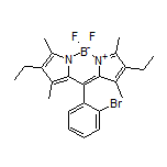 10-(2-Bromophenyl)-2,8-diethyl-5,5-difluoro-1,3,7,9-tetramethyl-5H-dipyrrolo[1,2-c:2’,1’-f][1,3,2]diazaborinin-4-ium-5-uide