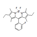 2,8-Diethyl-5,5-difluoro-10-(2-fluorophenyl)-1,3,7,9-tetramethyl-5H-dipyrrolo[1,2-c:2’,1’-f][1,3,2]diazaborinin-4-ium-5-uide