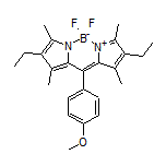 2,8-Diethyl-5,5-difluoro-10-(4-methoxyphenyl)-1,3,7,9-tetramethyl-5H-dipyrrolo[1,2-c:2’,1’-f][1,3,2]diazaborinin-4-ium-5-uide