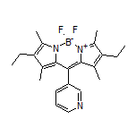 2,8-Diethyl-5,5-difluoro-1,3,7,9-tetramethyl-10-(3-pyridyl)-5H-dipyrrolo[1,2-c:2’,1’-f][1,3,2]diazaborinin-4-ium-5-uide