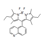 2,8-Diethyl-5,5-difluoro-1,3,7,9-tetramethyl-10-(5-quinolyl)-5H-dipyrrolo[1,2-c:2’,1’-f][1,3,2]diazaborinin-4-ium-5-uide