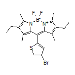 10-(4-Bromo-2-thienyl)-2,8-diethyl-5,5-difluoro-1,3,7,9-tetramethyl-5H-dipyrrolo[1,2-c:2’,1’-f][1,3,2]diazaborinin-4-ium-5-uide