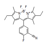 10-(3-Cyano-4-fluorophenyl)-2,8-diethyl-5,5-difluoro-1,3,7,9-tetramethyl-5H-dipyrrolo[1,2-c:2’,1’-f][1,3,2]diazaborinin-4-ium-5-uide