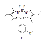 2,8-Diethyl-5,5-difluoro-10-(4-fluoro-3-methoxyphenyl)-1,3,7,9-tetramethyl-5H-dipyrrolo[1,2-c:2’,1’-f][1,3,2]diazaborinin-4-ium-5-uide