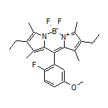 2,8-Diethyl-5,5-difluoro-10-(2-fluoro-5-methoxyphenyl)-1,3,7,9-tetramethyl-5H-dipyrrolo[1,2-c:2’,1’-f][1,3,2]diazaborinin-4-ium-5-uide