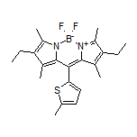 2,8-Diethyl-5,5-difluoro-1,3,7,9-tetramethyl-10-(5-methyl-2-thienyl)-5H-dipyrrolo[1,2-c:2’,1’-f][1,3,2]diazaborinin-4-ium-5-uide