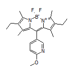 2,8-Diethyl-5,5-difluoro-10-(6-methoxy-3-pyridyl)-1,3,7,9-tetramethyl-5H-dipyrrolo[1,2-c:2’,1’-f][1,3,2]diazaborinin-4-ium-5-uide