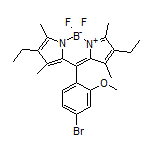 10-(4-Bromo-3-methoxyphenyl)-2,8-diethyl-5,5-difluoro-1,3,7,9-tetramethyl-5H-dipyrrolo[1,2-c:2’,1’-f][1,3,2]diazaborinin-4-ium-5-uide