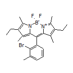 10-(2-Bromo-3-methylphenyl)-2,8-diethyl-5,5-difluoro-1,3,7,9-tetramethyl-5H-dipyrrolo[1,2-c:2’,1’-f][1,3,2]diazaborinin-4-ium-5-uide