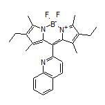 2,8-Diethyl-5,5-difluoro-1,3,7,9-tetramethyl-10-(2-quinolyl)-5H-dipyrrolo[1,2-c:2’,1’-f][1,3,2]diazaborinin-4-ium-5-uide