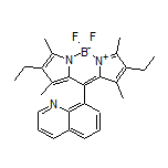 2,8-Diethyl-5,5-difluoro-1,3,7,9-tetramethyl-10-(8-quinolyl)-5H-dipyrrolo[1,2-c:2’,1’-f][1,3,2]diazaborinin-4-ium-5-uide