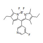 2,8-Diethyl-5,5-difluoro-10-(5-fluoro-3-pyridyl)-1,3,7,9-tetramethyl-5H-dipyrrolo[1,2-c:2’,1’-f][1,3,2]diazaborinin-4-ium-5-uide